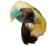 KADSXIYA Cappello da donna senza tesa multicolore in finta pelliccia fascia elegante individuali