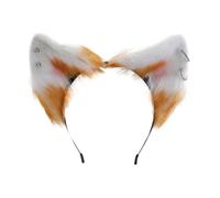 KADSXIYA Cerchietto per capelli con orecchie di gatto, fatto a mano, per travestimenti