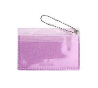 KADSXIYA cTransparent, portafoglio trasparente da donna, Viola