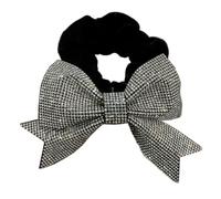 KADSXIYA Elegante fascia elastica per capelli con strass e fiocchi decorativi per capelli di lunga durata