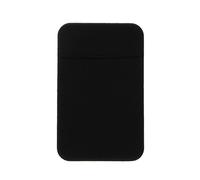 KADSXIYA Porta carte di credito per cellulare, tasca adesiva elastica, nero