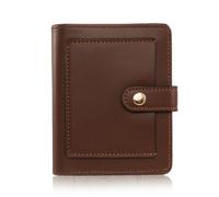 KADSXIYA Portafoglio corto porta carte di credito da donna con cerniera tasca portamonete borsa bifold, Marrone