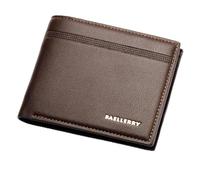 KADSXIYA Portafoglio da uomo in PU con scomparti multipli per carte vintage sottili portafogli porta carte di credito tasca cambio moneta borsa da lavoro, Caffè