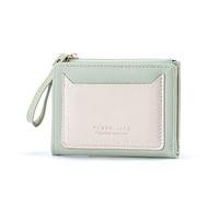 KADSXIYA Portafoglio per carte di credito alla moda in pelle PU porta carte regalo aziendale tasca cambiamento, Verde