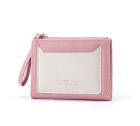 KADSXIYA Portafoglio per carte di credito alla moda in pelle PU porta carte regalo aziendale tasca cambiamento, Rosa