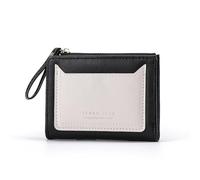 KADSXIYA Portafoglio per carte di credito alla moda in pelle PU porta carte regalo aziendale tasca cambiamento, nero