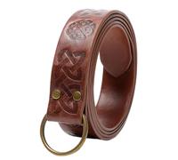 KADSXIYA Pu Medievale Fauxs Leather Belt Pouch Purse Medioevo Portamonete Portatile, Cintura marrone, As derailed discription