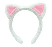KADSXIYA Simpatico cerchietto per capelli con orecchie di volpe e gatto, antiscivolo, per trucco