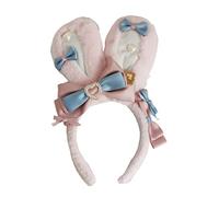 KADSXIYA Sweet Hair Accessories Women Wash Face Hairband Bunny Earars Plush Hairhoop