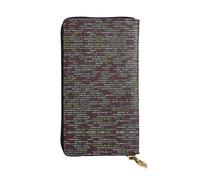 KadUe Programmatore Programmazione Codice Portafoglio in Pelle Moda Donna, Scomparti Multipli per Carte e Contanti Carte di Credit, Nero , Taglia unica, Contemporaneo