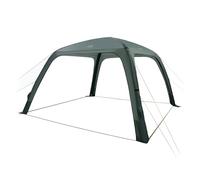 KADVA AIRcamp Base Tenda Tettoia Impermeabile 1000 mm Cuciture Incollate Struttura Tunnel 3 Archi Gonfiabili Dimensioni 350 x 350 x 210 cm Inclusa Pompa UPF 50 + Gancio Colore Verde