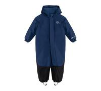 KADVA Kiko Jr - Tuta da sci per bambini, colore blu navy, taglia 104, impermeabile, antivento, con inserti catarifrangenti e cappuccio, fodera in pile
