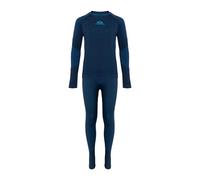 KADVA Set di Intimo Termoattivo Frosty per Bambini Colore Blu Navy Taglia 116/128 Intimo Invernale Regola la Temperatura Durante l'attività Fisica Respira e allontana l'umidità