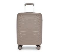 KADVA Valigia da Viaggio con Ruote Brava 40 litri Valigia Bagaglio a Mano Guscio Duro con 4 Ruote Girevoli a 360° Lucchetto a Combinazione con Codice Personale Peso 2,4 kg Colore Beige