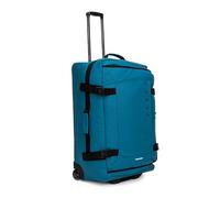 KADVA Valigia da Viaggio su Ruote Lazio I Bagaglio a mano da 74 Litri I Soft Shell con 2 Ruote I Telaio Telescopico I Peso 3,3 Kg I Colore Blu Marino