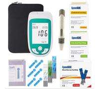Kadxyan 3 Kit di Tester del Sangue in 1, Misuratore di Zucchero nel Sangue Multifunzione, Misuratore di Colesterolo E Acido Urico, velocità di Misurazione Rapida, può Archiviare 300 Set di Dati