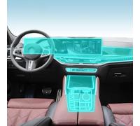 Kaecad Pellicola protettiva per abitacolo auto, cruscotto, piano del cambio, per console centrale del cambio, antigraffio, trasparente, in TPU, per BMW X5 X6 G65 G66 2024 (pellicola di navigazione GPS