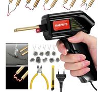KAEFUYS Saldatrice per Plastica 170W 220V Plastica Saldatrice Kit con 805 Pezzi Chiodi per Saldatura e 7 Forme Diverse Saldatrice Plastica per Riparazione Auto Paraurti Auto Ricambi