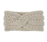 KAEHA SUN-072-25 - 1 cerchietto da donna invernale, fascia elastica per capelli più calda, colore: beige