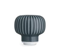 Kähler, Designer Drehknopf aus Porzallen in Anthrazit Grau, 6 cm