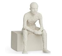 Kähler The Reflective H14 cm Personaggio Scultura non smaltato, bianco