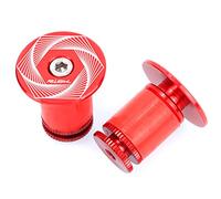 Kaeltsyn 1 Paia Bike Grip End Cap Road Manubrio Grip Caps per Ciclismo Accessori Tappi Strada di Montagna Tappi