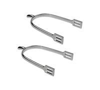 Kaeltsyn 1 paio di speroni da equitazione inglesi a forma di U, in lega di zinco fusa, leggera, accessorio da allenamento per equitazione britannico