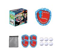 Kaeltsyn 1 Set trasportabile da Viaggio Amichevole Twelve Fifty The Dark Sphere Clip Semplice Avventure in Spiaggia con Lo Zaino in Spalla con 4 pagaie e 6 globi Adesivi Gioco per Famiglie