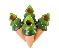 Kaeltsyn 4 punte di irrigazione per piante, in terracotta, per pali per interni, dispositivo di irrigazione automatica per terracotta