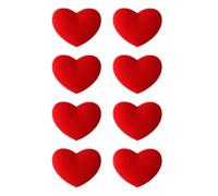 Kaeltsyn 8 pezzi a forma di cuore in silicone antivibrazioni per racchetta da tennis assorbimento degli urti e decorazione elegante presa comoda ammortizzatore tennis