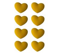 Kaeltsyn 8 pezzi a forma di cuore in silicone antivibrazioni per racchetta da tennis assorbimento degli urti e decorazione elegante presa comoda ammortizzatore tennis