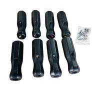 Kaeltsyn 8 pezzi di ricambio per impugnatura da tavolo per calcio balilla da gioco di calcio, tappi terminali per canne da calcio