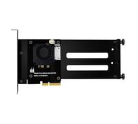 Kaeltsyn Actives Thermals Management PCIe 5.0 Scheda adattatori per E1S Supporto HDD NVMe Alta Compatibilità E3.S U.2 U.3 Formato Attivo Raffreddamento