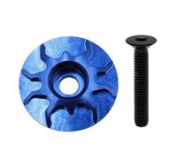 Kaeltsyn Ad alta resistenza in leghe di alluminio tappi per bici durevoli cuffie a vite coperture per ciclismo leggero Bike Headsets Top Caps