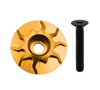 Kaeltsyn Ad alta resistenza in leghe di alluminio tappi per bici durevoli cuffie a vite coperture per ciclismo leggero Bike Headsets Top Caps