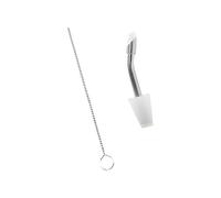 Kaeltsyn Adattatore flessibile in silicone beccucci e tubo in acciaio inox con la maggior parte delle pentole da campeggio per trasferimento di acqua in perdite Tubo in acciaio inossidabile