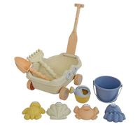 Kaeltsyn Articoli da Gioco da Spiaggia Facili da trasportare Set Camion Include Secchiello, Pala, Stampo Regalo Compleanno, Oggetti da Gioco con sabbiera dai Colori Vivaci, Collezione Colorata Che e