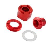 Kaeltsyn Attrezzo per bulloni per corona a montaggio diretto, estrattore di pedivelle, per bicicletta, copertura laterale, braccio di rimozione e tappo di regolazione