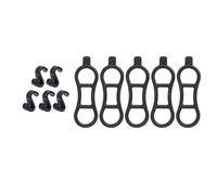 Kaeltsyn Bende per manubrio della cinghia della torcia elettrica, in silicone, per fissaggio di torce