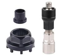 Kaeltsyn Biciclette 8 Tacca Cartuccia Movimento Centrale Corona Lockring Installare Strumento di Rimozione Manicotto In Acciaio Al Carbonio Riparazione Bic