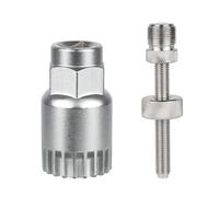 Kaeltsyn Biciclette Estrattore Movimento Centrale 20T Guarnitura Lockring Manicotto Strumento di Riparazione Durevole Chiave Installazione Strumento di Rimozione Guarnitura Lockring Sleeve