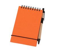 Kaeltsyn Blocco note dimensioni 50 fogli Chiusura con cinghia elastica non rigata blocco note con rilegatura a doppia spirale per schizzi e appunti per appunti tascabili