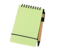 Kaeltsyn Blocco note dimensioni 50 fogli Chiusura con cinghia elastica non rigata blocco note con rilegatura a doppia spirale per schizzi e appunti per appunti tascabili