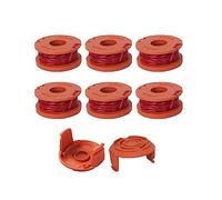 Kaeltsyn Bobina di filo per decespugliatore per erba rotonda con tappo a spirale per filo Accessori da giardino Bobine di ricambio con set di filettature per accessori Blackdecker