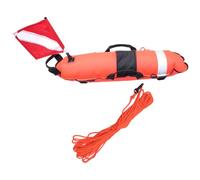 Kaeltsyn Boe Segnali Float Diver Down Superfici Marcatore con Bandiera e Corda Facile Trasporto Pesca Subacquea Subacquea Superfici Segnali Marker