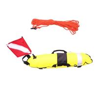 Kaeltsyn Boe Segnali Float Diver Down Superfici Marcatore con Bandiera e Corda Facile Trasporto Pesca Subacquea Subacquea Superfici Segnali Marker