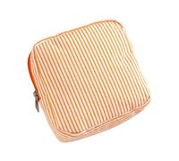 Kaeltsyn Borsa portaoggetti multiuso con trama a bolle, ideale per tamponi e prodotti per la cura della pelle, organizer quadrato per articoli da toeletta sottile