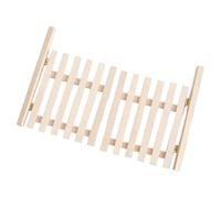 Kaeltsyn Cancello da Giardino per Case delle Bambole in Legno in Miniatura per Giochi Ruolo creativi Giardini in Miniatura in 1/12 Struttura Naturale Facile da Montare