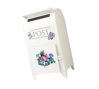 Kaeltsyn Cassetta postale decorativa vecchio stile per giardino e tenuta ad alta capacità in metallo resistente struttura facile installazione cassetta delle lettere per case di lusso