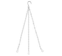 Kaeltsyn Catena per vasi da fiori a 3 punti, in ferro, da appendere, per piante in vaso, fiori e gufi